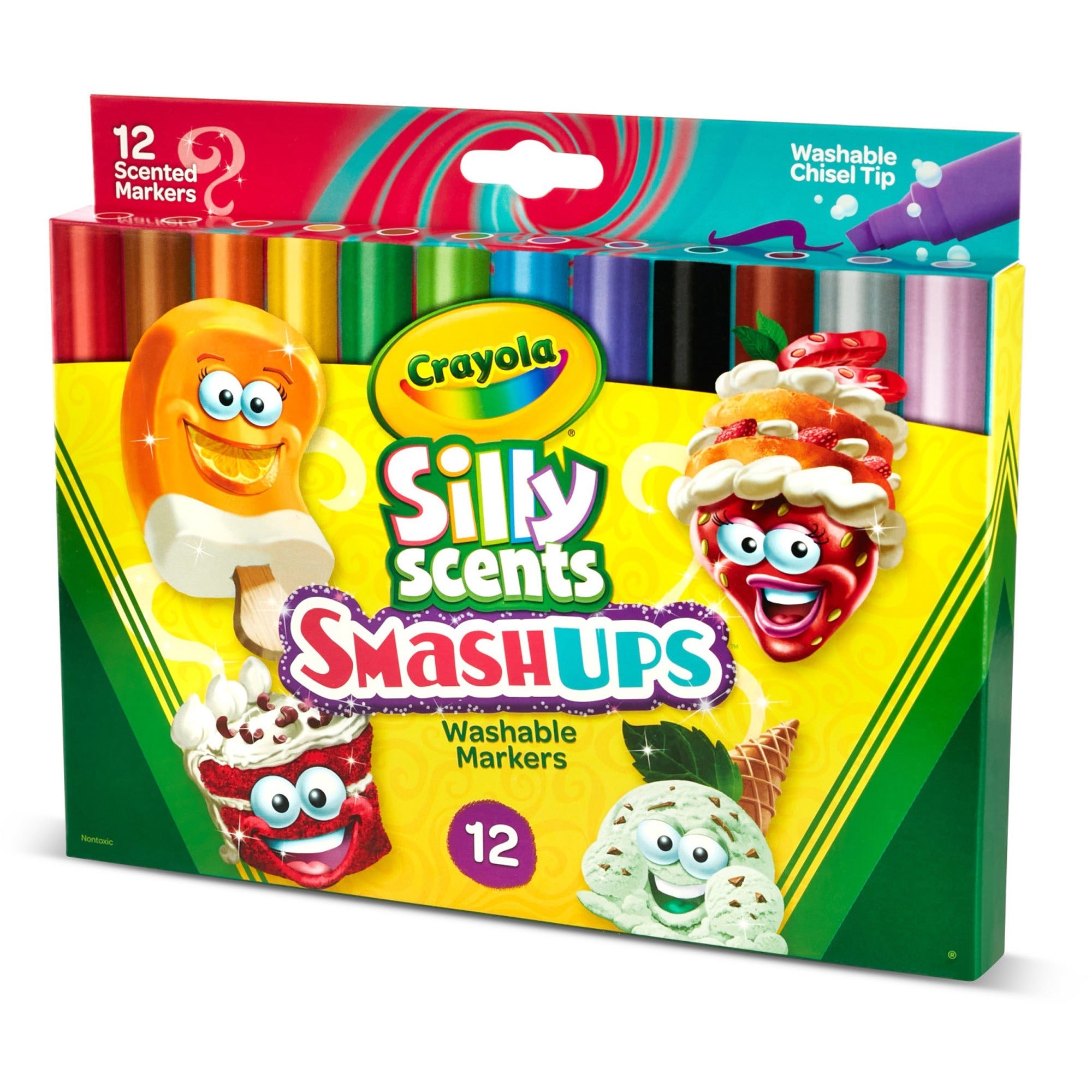 crayola-silly-scents-slim-scented-washable-markers-assorted-1-pack_cyo588279 - 3