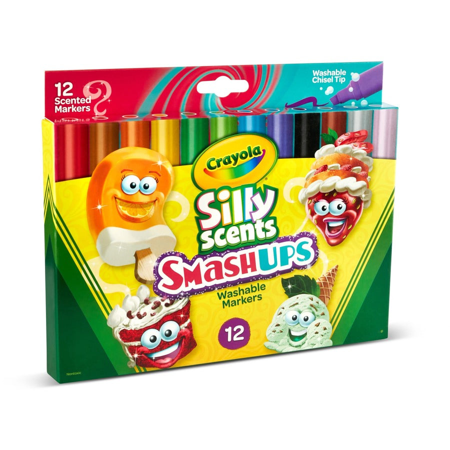 Crayola Silly Scents Slim Scented Washable Markers - Assorted - 1 Pack