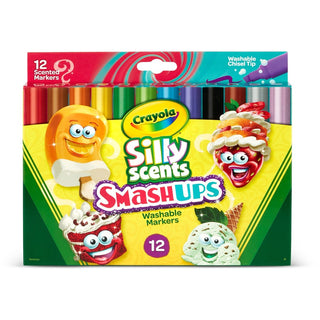 Crayola Silly Scents Slim Scented Washable Markers - Assorted - 1 Pack