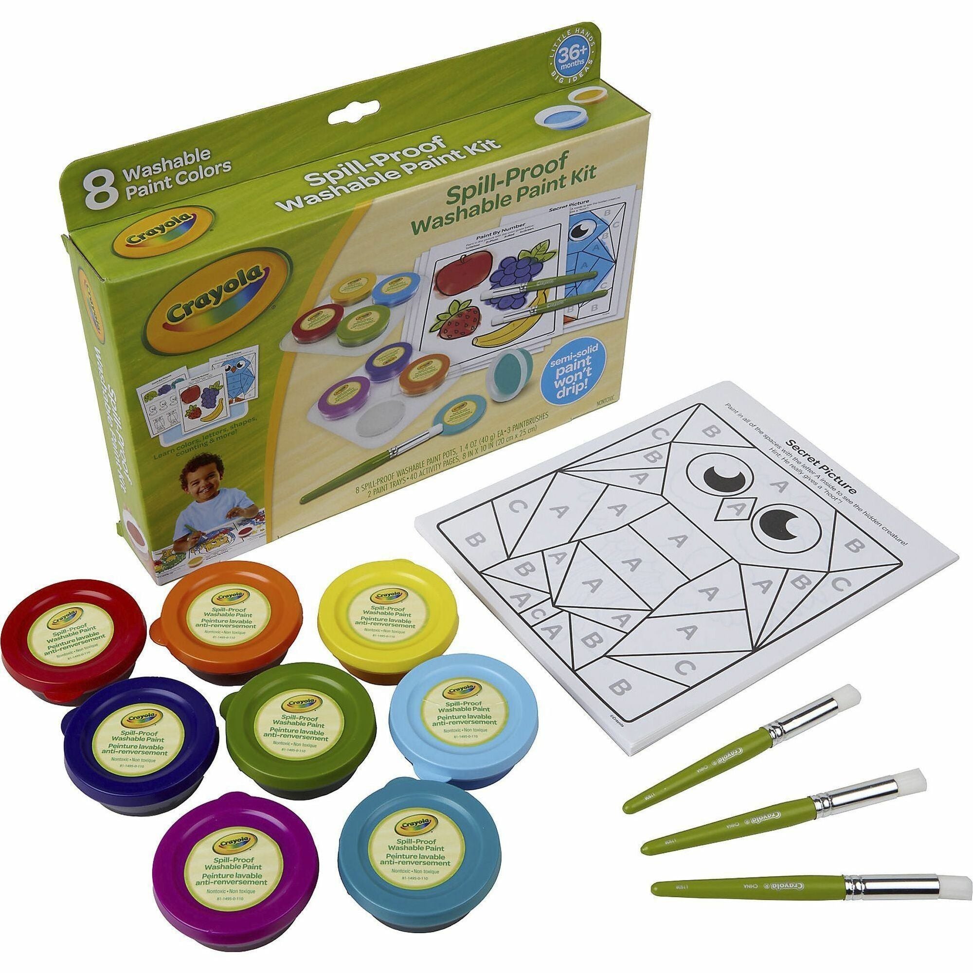 crayola-spill-proof-washable-paint-set-art-craft-fun-and-learning-recommended-for-3-year-1-kit_cyo811518 - 1