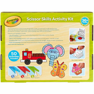 Crayola Young Kids Scissor Skills Activity Kit - Recommended For 3 Year - 1 Kit - Multi