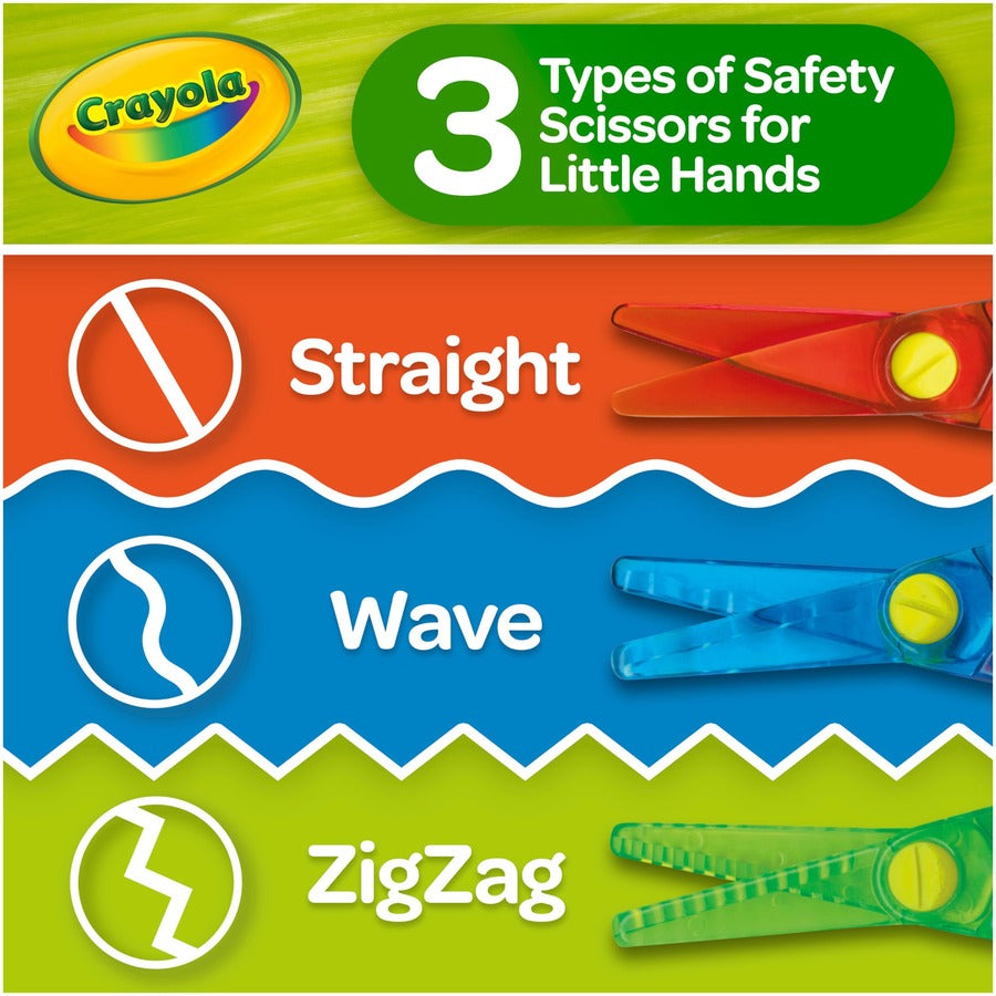 Crayola Young Kids Scissor Skills Activity Kit - Recommended For 3 Year - 1 Kit - Multi