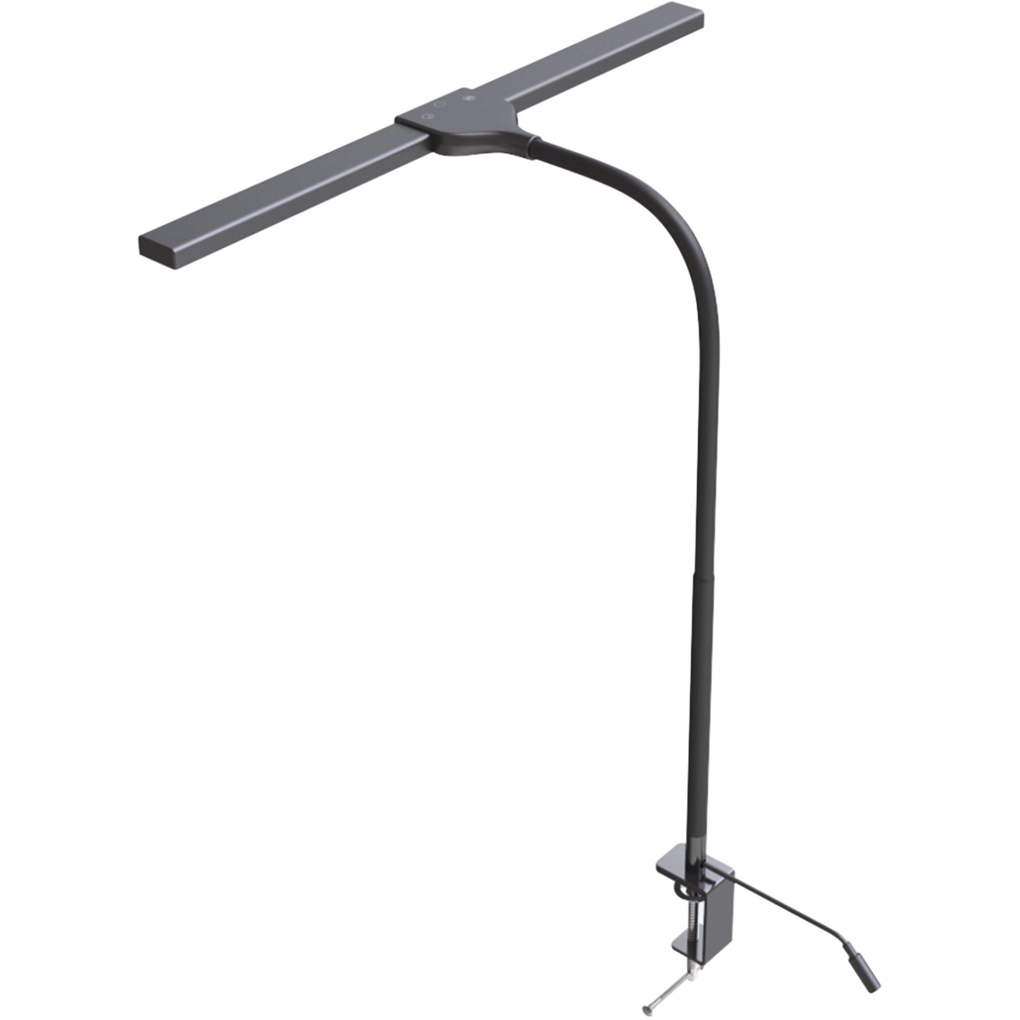 data-accessories-company-clamp-on-led-desk-lamp-20-height-18-width-led-bulb-flexible-neck-gooseneck-dimmable-color-changing-mode-durable-metal-desk-mountable-table-top-black-for-desk-table_dta21646 - 2
