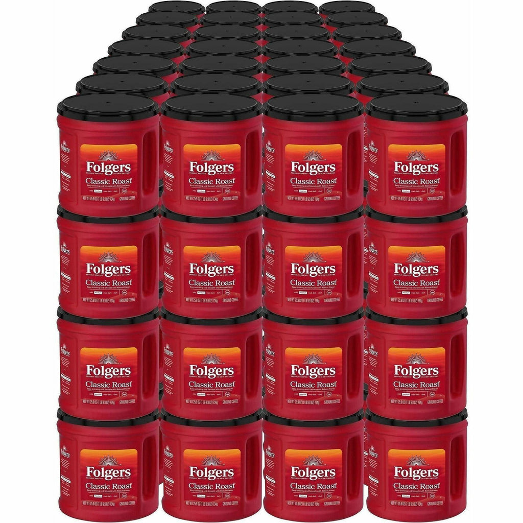 Folgers Ground Classic Roast Coffee - Medium - 25.9 oz - 294 / Pallet