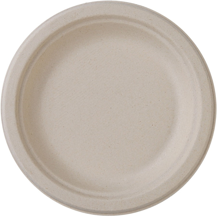 genuine-joe-6-compostable-plates-50-pack-breakroom-office-disposable-white-natural-sugarcane-body-20-carton_gjo10229ct - 5