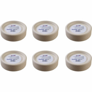genuine-joe-9-compostable-plates-50-pack-breakroom-office-disposable-white-natural-sugarcane-body-10-carton_gjo10230ct - 1