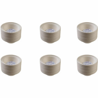 Genuine Joe 12 oz Compostable Bowls - 50 / Pack - Breakroom, Office - Disposable - White, Natural - Sugarcane Body - 20 / Carton