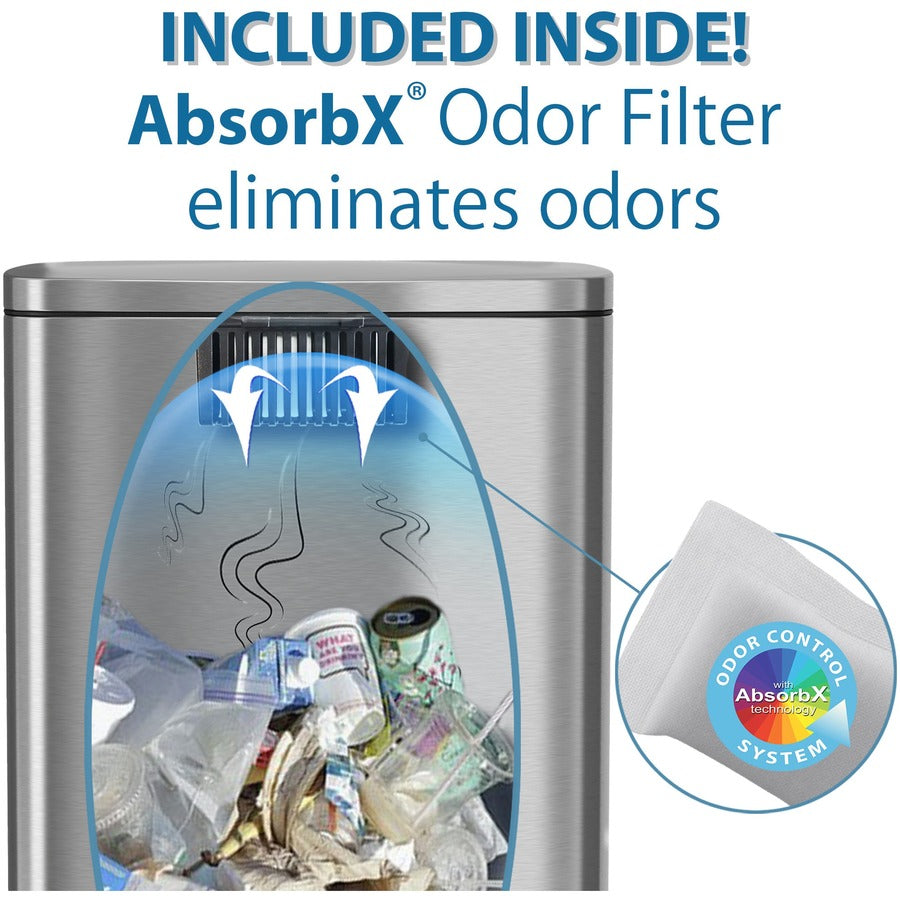 hls-commercial-fire-rated-soft-step-trash-can-132-gal-capacity-pedal-control-handle-durable-smooth-lid-closure-fingerprint-proof-fire-retardant-removable-inner-bin-118-height-x-85-width-x-73-depth-stainless-steel-silver-1-ea_hlchlss01rfr - 4