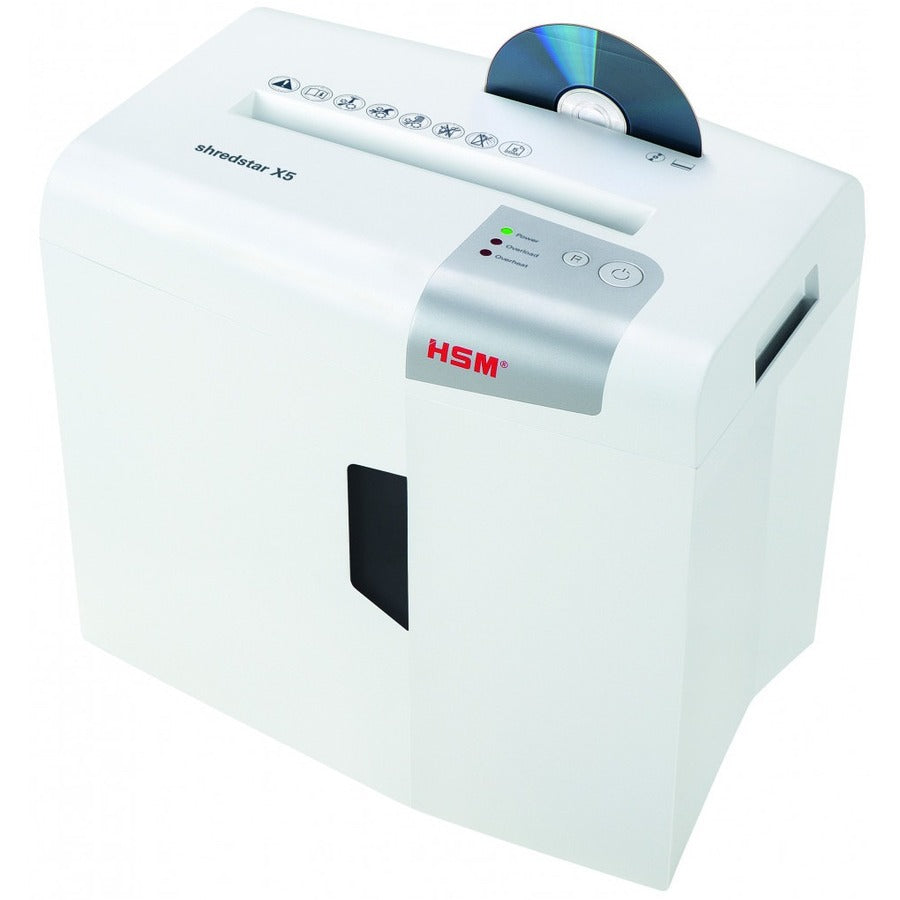 hsm-shredstar-x5-shredder-particle-cut-5-per-pass-for-shredding-cd-dvd-paper-staples-paper-clip-credit-card-0188-x-1125-shred-size-p-4-o-1-t-2-e-2-f-1-866-throat-480-gal-wastebin-capacity-white_hsm1043123 - 4