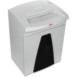 HSM SECURIO B26 - 3/16" x 1 1/8" - Continuous Shredder - Particle Cut - 16 Per Pass - for shredding Paper, Paper Clip, Staples, CD, DVD, Credit Card - 0.188" x 1.125" Shred Size - P-4/O-3/T-4/E-3/F-1 - 12.20" Throat - 14.50 gal Wastebin Capacity - Wh