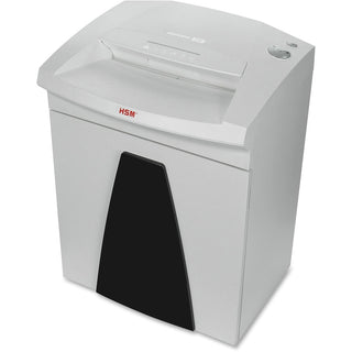 HSM SECURIO B26 - 3/16" x 1 1/8" - Continuous Shredder - Particle Cut - 16 Per Pass - for shredding Paper, Paper Clip, Staples, CD, DVD, Credit Card - 0.188" x 1.125" Shred Size - P-4/O-3/T-4/E-3/F-1 - 12.20" Throat - 14.50 gal Wastebin Capacity - Wh