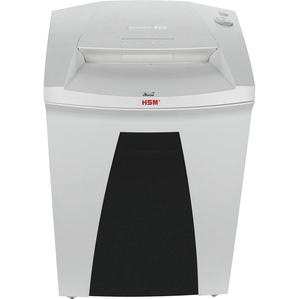 hsm-securio-b32-1-16-x-5-8-continuous-shredder-particle-cut-11-per-pass-for-shredding-credit-card-paper-paper-clip-staples-0063-x-0625-shred-size-p-5-t-5-e-4-f-2-1220-throat-2170-gal-wastebin-capacity-white_hsm1822113 - 2
