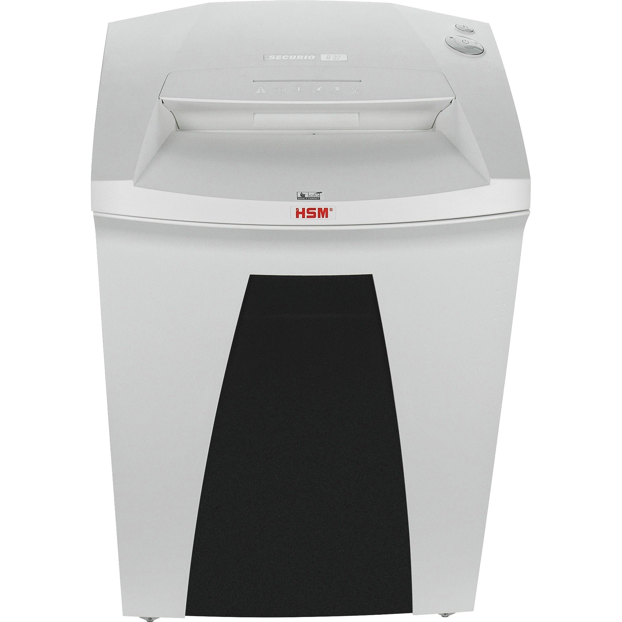 hsm-securio-b32-1-16-x-5-8-continuous-shredder-particle-cut-11-per-pass-for-shredding-credit-card-paper-paper-clip-staples-0063-x-0625-shred-size-p-5-t-5-e-4-f-2-1220-throat-2170-gal-wastebin-capacity-white_hsm1822113 - 2