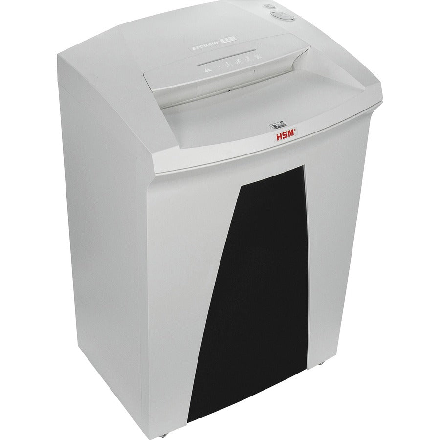 HSM SECURIO B32 - 1/16" x 5/8" - Continuous Shredder - Particle Cut - 11 Per Pass - for shredding Credit Card, Paper, Paper Clip, Staples - 0.063" x 0.625" Shred Size - P-5/T-5/E-4/F-2 - 12.20" Throat - 21.70 gal Wastebin Capacity - White