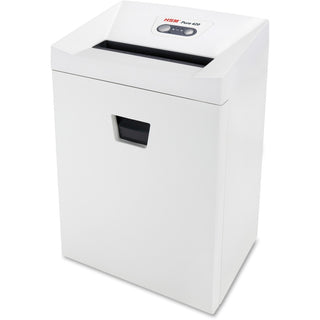 HSM Pure 420 - 1/4" - Continuous Shredder - Strip Cut - 24 Per Pass - for shredding Staples, Paper, Paper Clip, Credit Card, CD, DVD - 0.250" Shred Size - P-2/O-2/T-2/E-2 - 9.45" Throat - 9.20 gal Wastebin Capacity - White - TAA Compliant