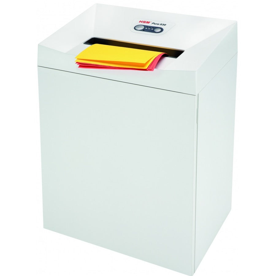 hsm-pure-530-3-16-x-1-1-8-continuous-shredder-particle-cut-16-per-pass-for-shredding-staples-paper-paper-clip-credit-card-cd-dvd-0188-x-1125-shred-size-p-4-o-3-t-4-e-3-f-1-1181-throat-2110-gal-wastebin-capacity-white_hsm2353113 - 4