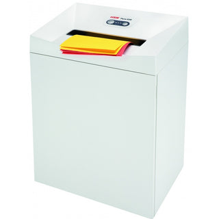HSM Pure 530 - 3/16" x 1 1/8" - Continuous Shredder - Particle Cut - 16 Per Pass - for shredding Staples, Paper, Paper Clip, Credit Card, CD, DVD - 0.188" x 1.125" Shred Size - P-4/O-3/T-4/E-3/F-1 - 11.81" Throat - 21.10 gal Wastebin Capacity - White