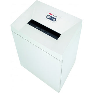 HSM Pure 530 - 3/16" x 1 1/8" - Continuous Shredder - Particle Cut - 16 Per Pass - for shredding Staples, Paper, Paper Clip, Credit Card, CD, DVD - 0.188" x 1.125" Shred Size - P-4/O-3/T-4/E-3/F-1 - 11.81" Throat - 21.10 gal Wastebin Capacity - White