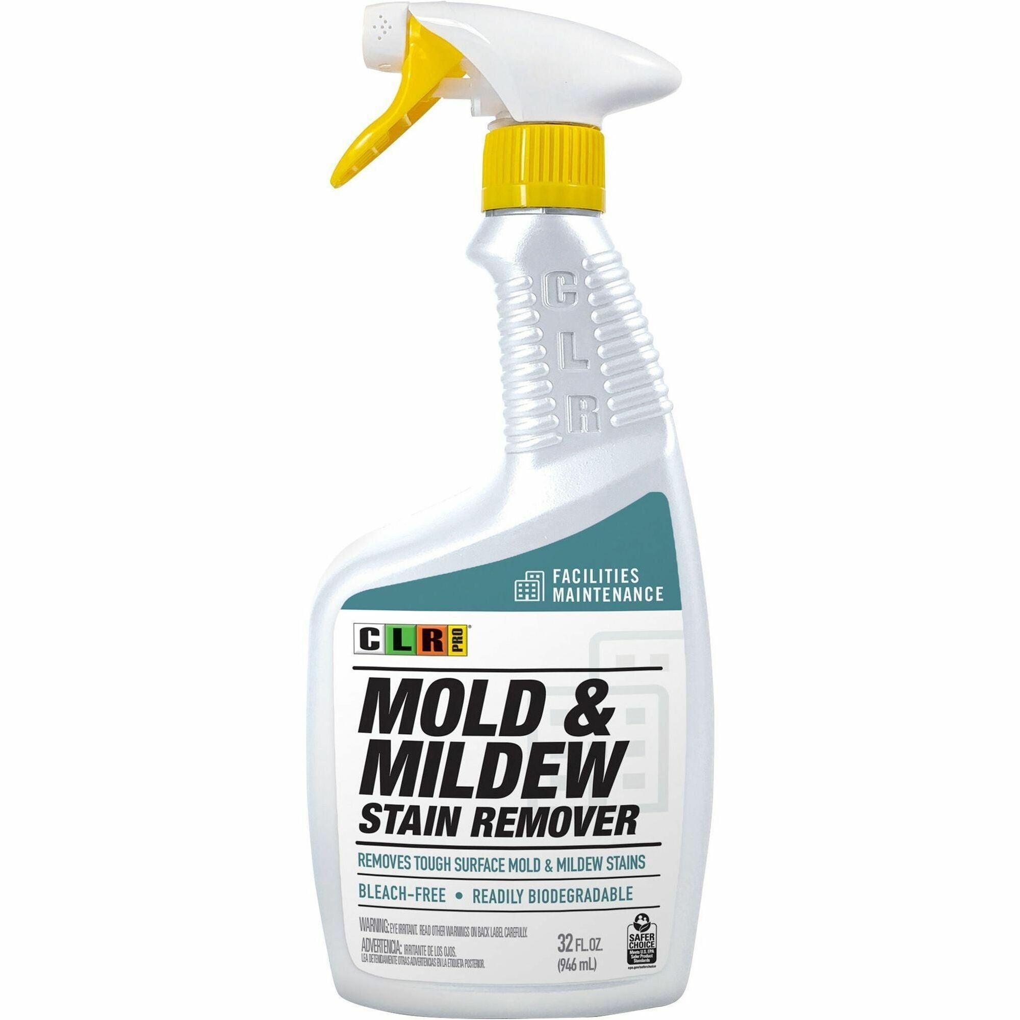 clr-pro-mold-&-mildew-stain-remover-32-fl-oz-1-quart-surfactant-scent-1-bottle-bleach-free-white_jelfmmmsr326pro - 1