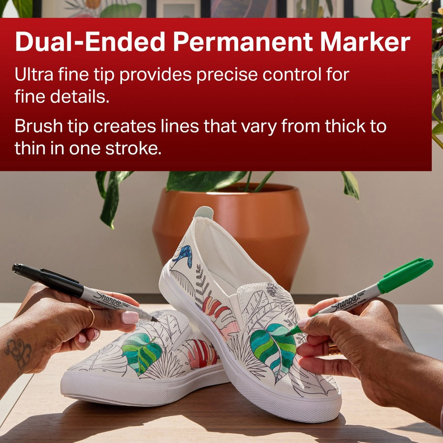 sharpie-brush-twin-permanent-markers-fine-broad-ultra-fine-marker-point-black-12-dozen_san2151734 - 7