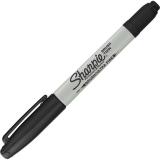 sharpie-brush-twin-permanent-markers-fine-broad-ultra-fine-marker-point-black-12-dozen_san2151734 - 2