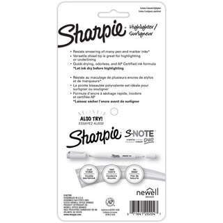 Sharpie Accent Highlighters w/Smear Guard - Chisel Marker Point Style - Assorted - 6 / Pack