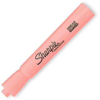 Sharpie SmearGuard Tank Style Highlighters - Wide, Narrow Marker Point - Chisel Marker Point Style - Assorted - 6 / Pack