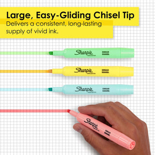sharpie-smearguard-tank-style-highlighters-wide-narrow-marker-point-chisel-marker-point-style-assorted-12-pack_san2157494 - 5