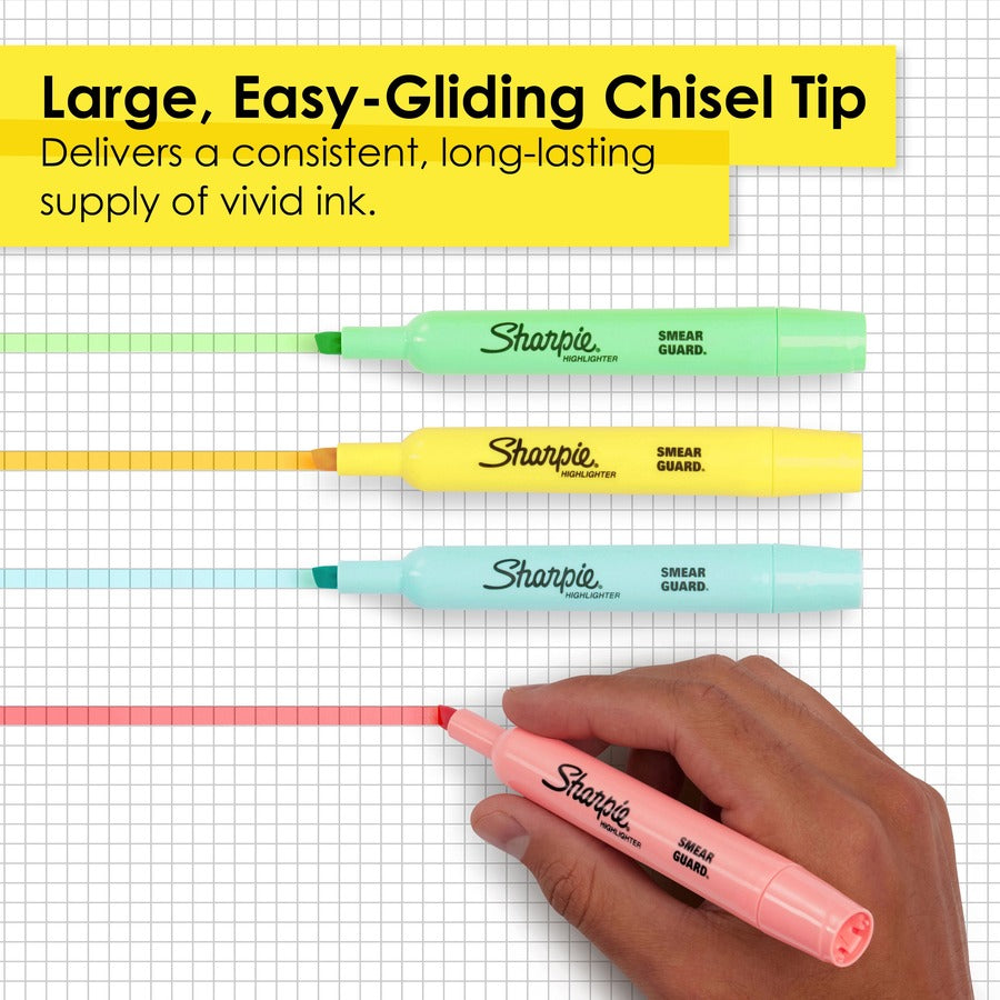 sharpie-smearguard-tank-style-highlighters-wide-narrow-marker-point-chisel-marker-point-style-assorted-12-pack_san2157494 - 5