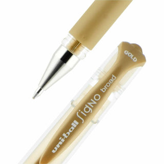 uniball Gel Impact Metallic Ink Pen - Bold Pen Point - 1 mm Pen Point Size - Assorted Gel-based Ink - 10 / Pack