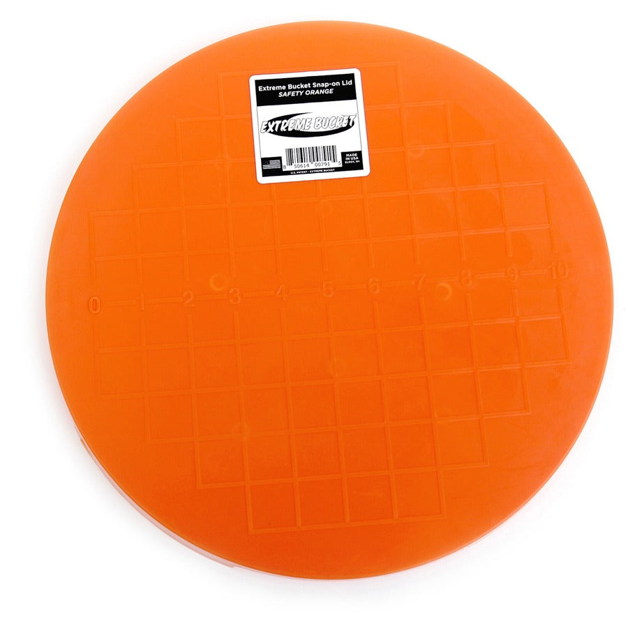 My Bucket Extreme Bucket - 5.50 gal - Plastic - Orange - 1 Each