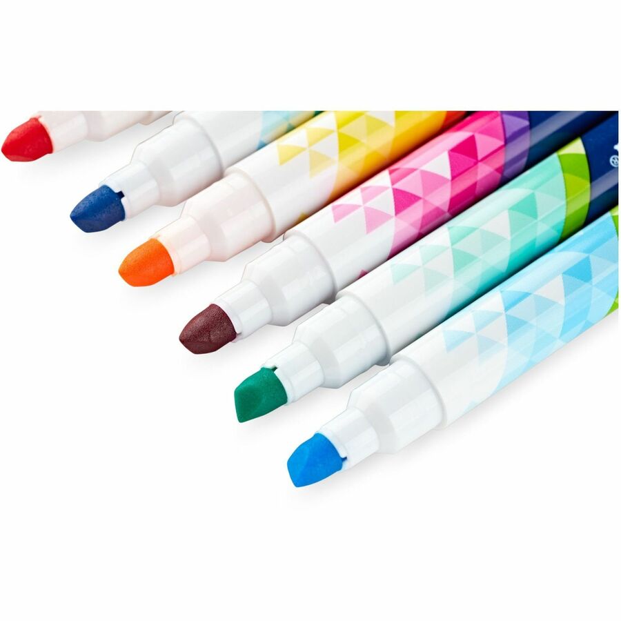 Crayola Color Change Doodle Markers - Chisel Marker Point Style - Multicolor - 8 / Pack