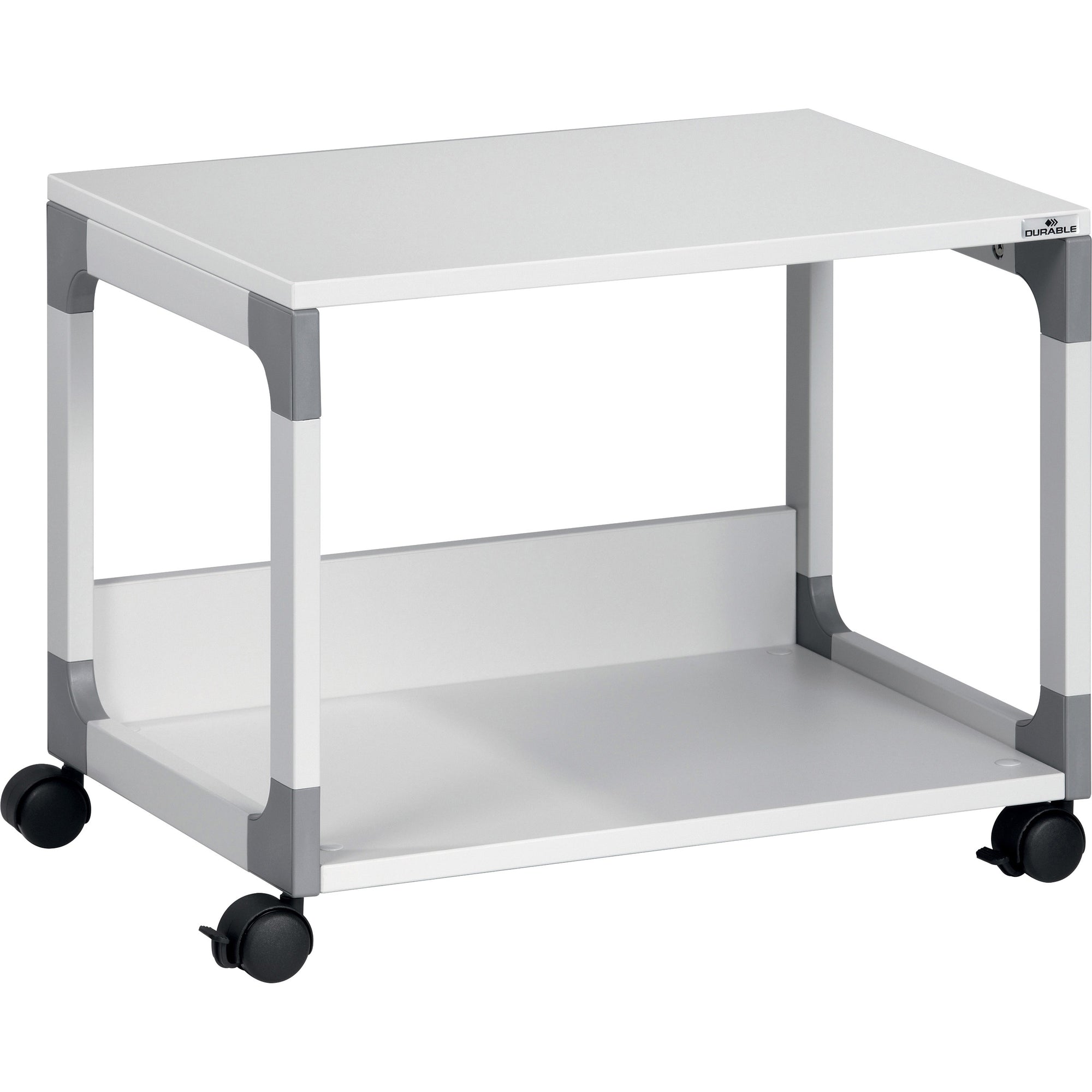 System 48 Multi-Function Trolley, Metal, 2 Shelves, 23.6 x 18.7 x 17, Gray