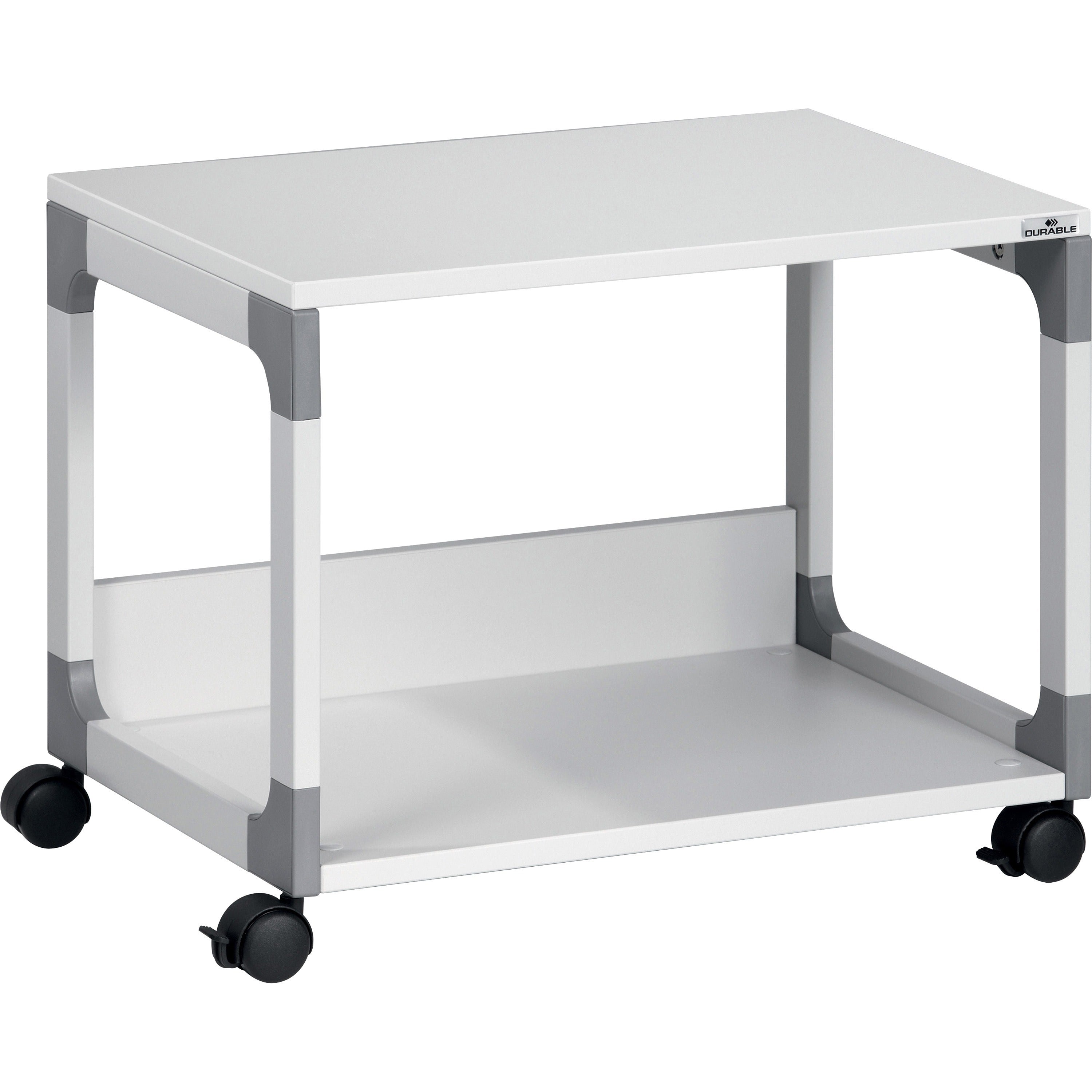 System 48 Multi-Function Trolley, Metal, 2 Shelves, 23.6 x 18.7 x 17, Gray