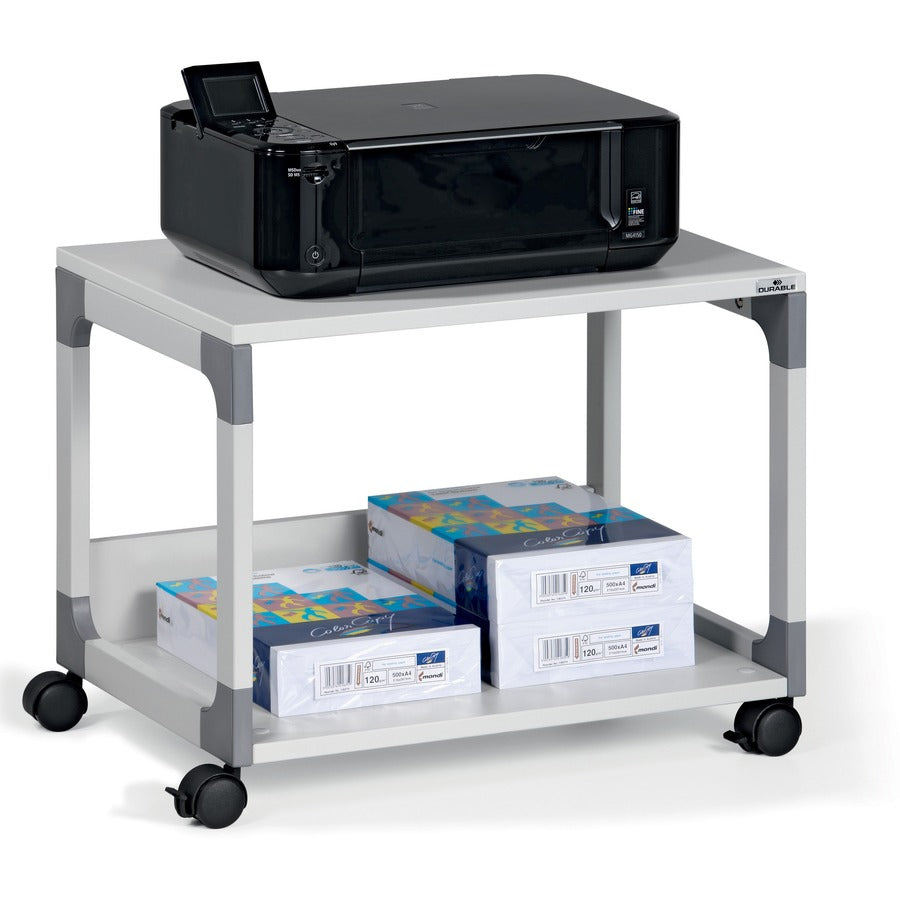 System 48 Multi-Function Trolley, Metal, 2 Shelves, 23.6 x 18.7 x 17, Gray