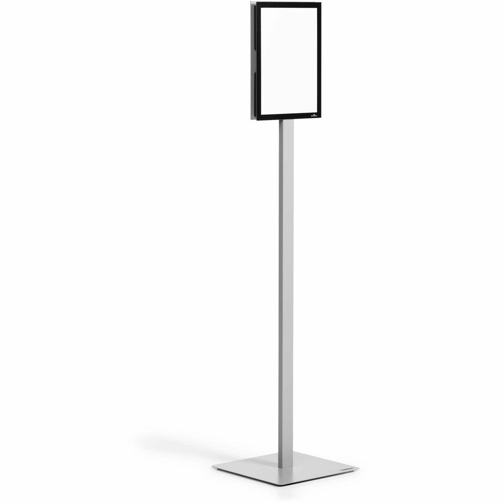 Info Stand Basic Floor Stand, 51.57" Tall, Black Stand, 8.5 x 11 Face
