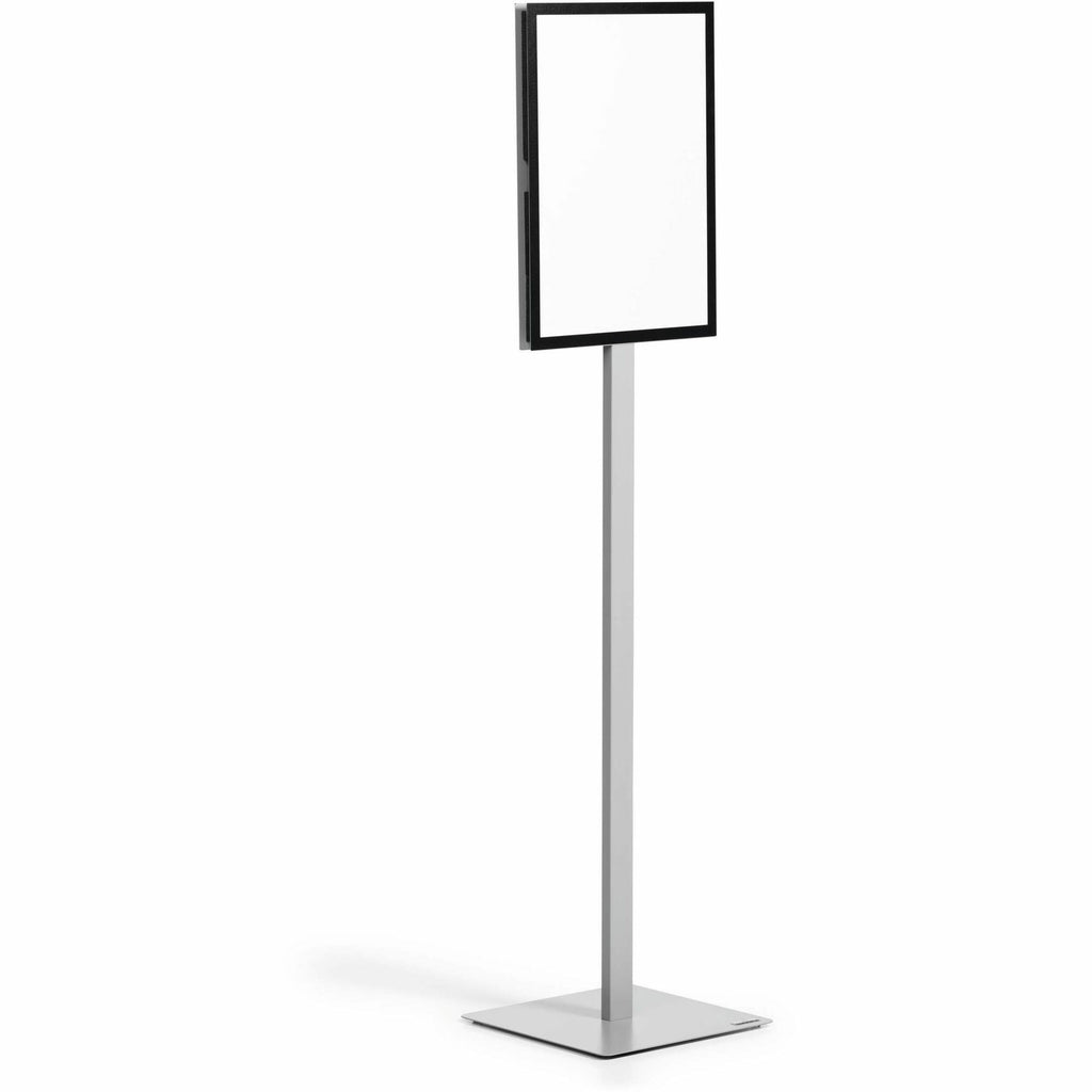 Info Basic Floor Stand, 55.31" Tall, Black Stand, 11 x 17 Face