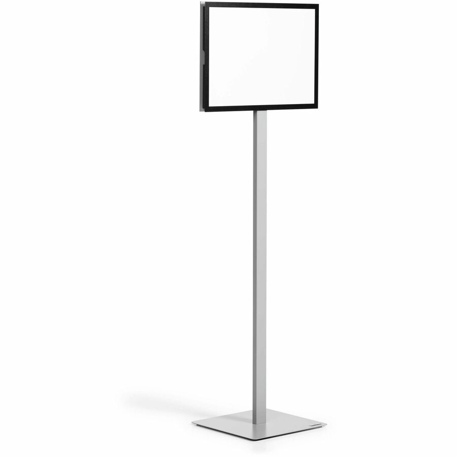 Info Basic Floor Stand, 55.31" Tall, Black Stand, 11 x 17 Face