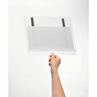 Magnetic Water-Resistant Sign Holder, 8.5 x 11, Clear Frame, 5/Pack