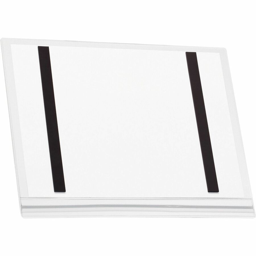 Magnetic Water-Resistant Sign Holder, 8.5 x 11, Clear Frame, 5/Pack