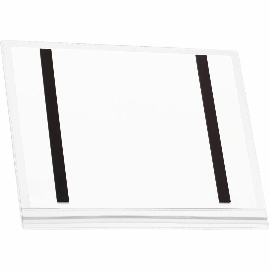 Magnetic Water-Resistant Sign Holder, 8.5 x 11, Clear Frame, 5/Pack