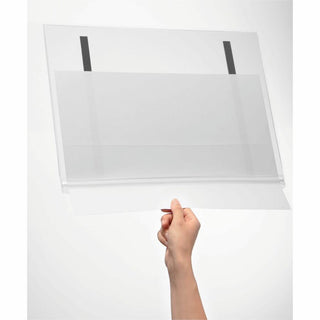 Magnetic Water-Resistant Sign Holder, 11 x 17, Clear Frame, 5/Pack