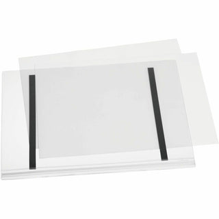 Magnetic Water-Resistant Sign Holder, 11 x 17, Clear Frame, 5/Pack