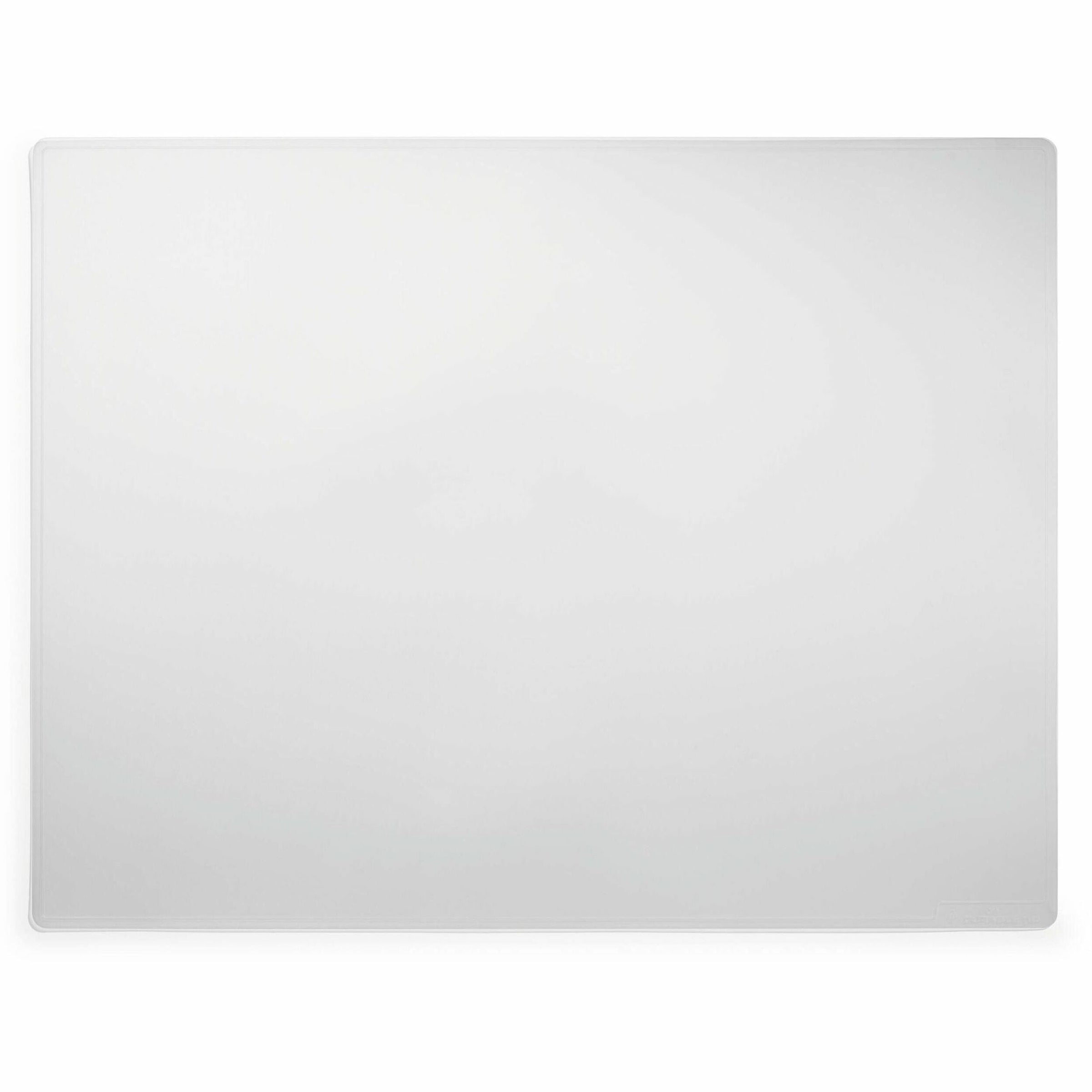 DURABLE Contoured Edge Desk Mat - Office - 19.69" Length x 25.59" Width - Rectangular - Polypropylene - Transparent - 1Each