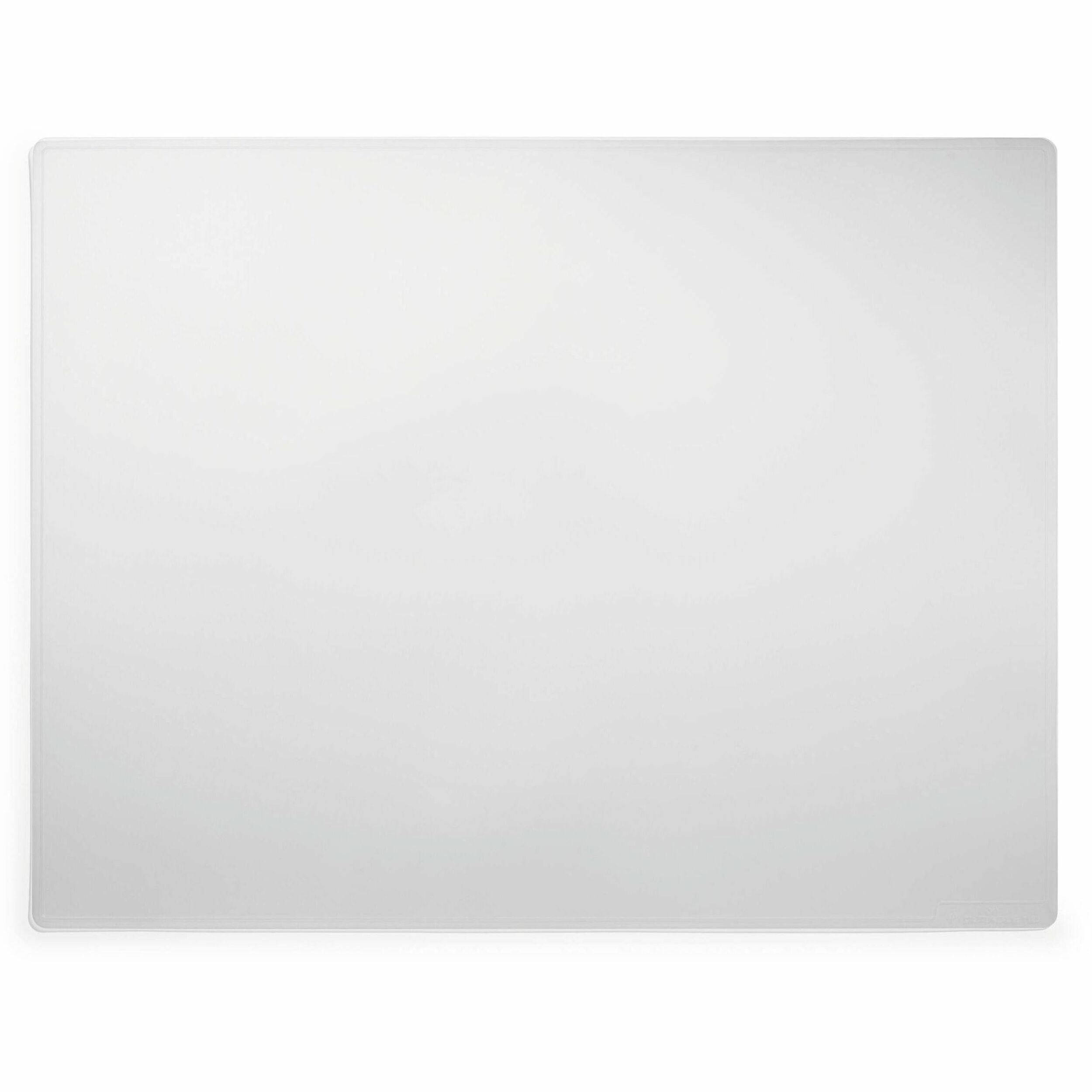 DURABLE Contoured Edge Desk Mat - Office - 19.69" Length x 25.59" Width - Rectangular - Polypropylene - Transparent - 1Each