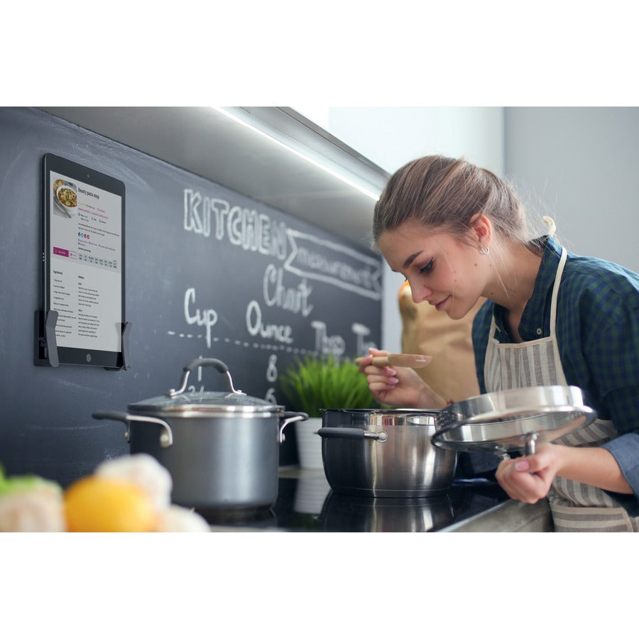 durable-visioclip-wall-mount-for-tablet-smartphone-charcoal-gray-220-lb-load-capacity-1-each_dbl893958 - 7