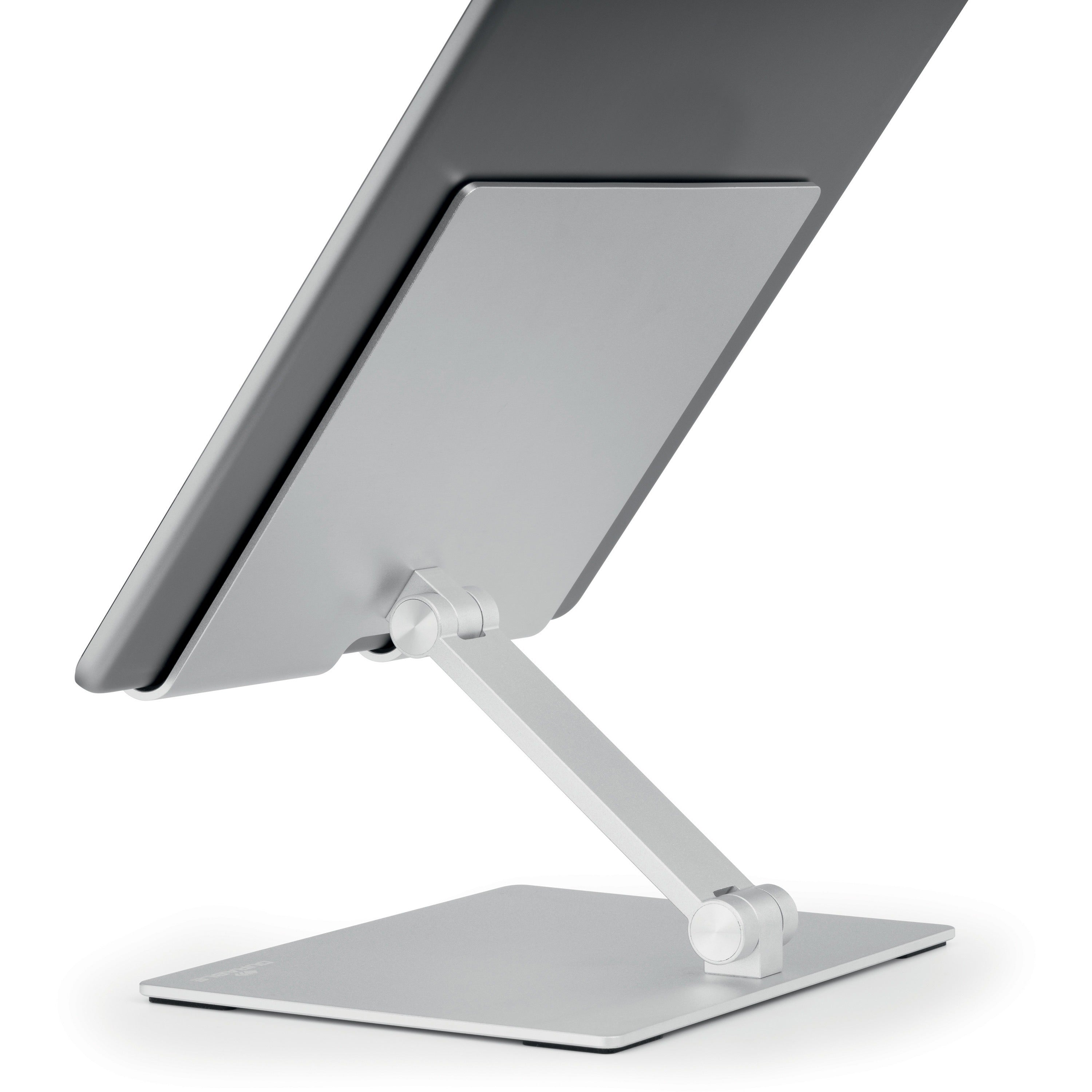 durable-rise-tablet-stand-up-to-13-screen-support-220-lb-load-capacity-81-height-x-67-width-x-54-depth-tabletop-aluminum-silver_dbl894023 - 4