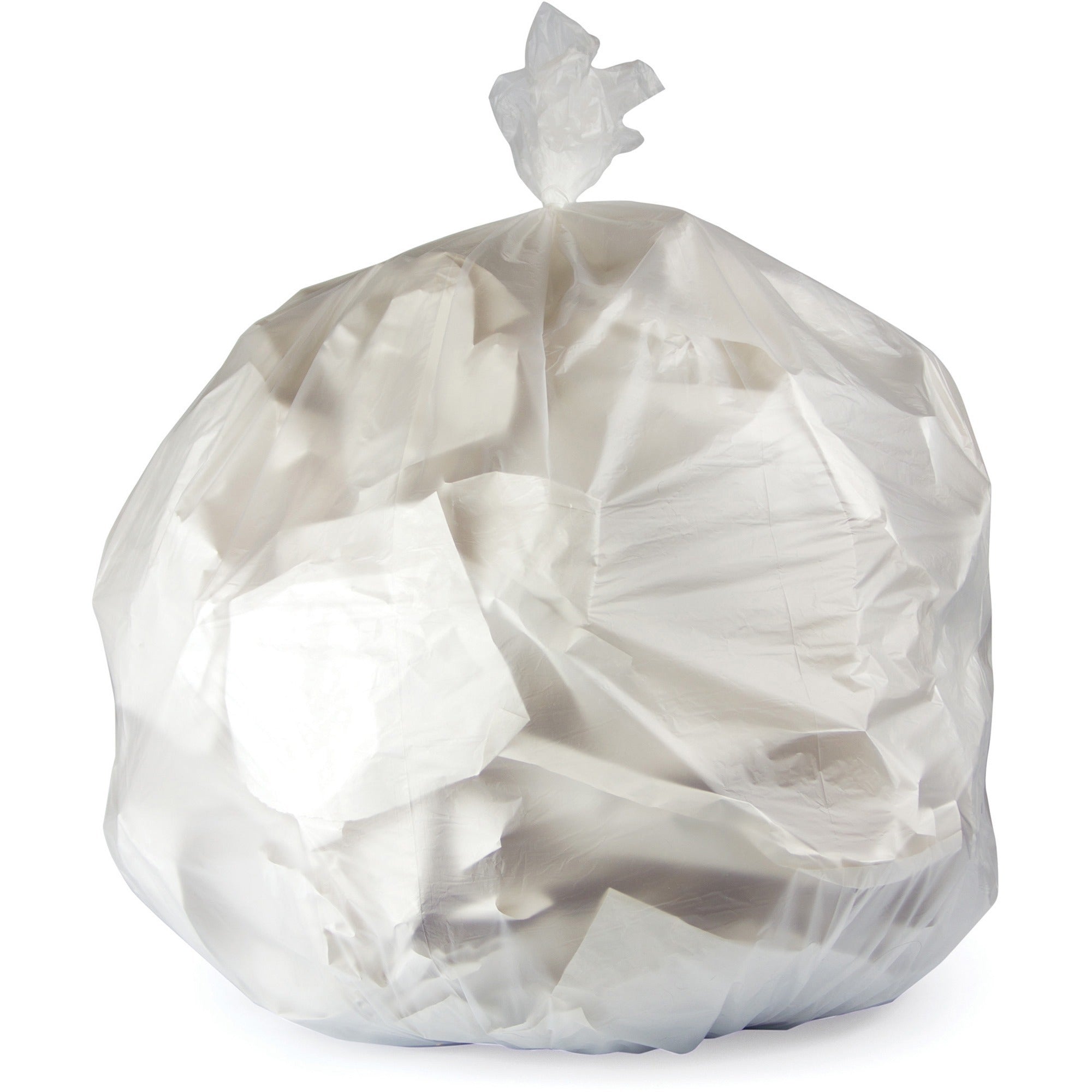 Heritage Bag High Density Coreless Roll Liners - 45 gal Capacity - 40" Width x 46" Length - 0.43 mil (11 Micron) Thickness - High Density - Natural - High-density Polyethylene (HDPE) - 250/Carton