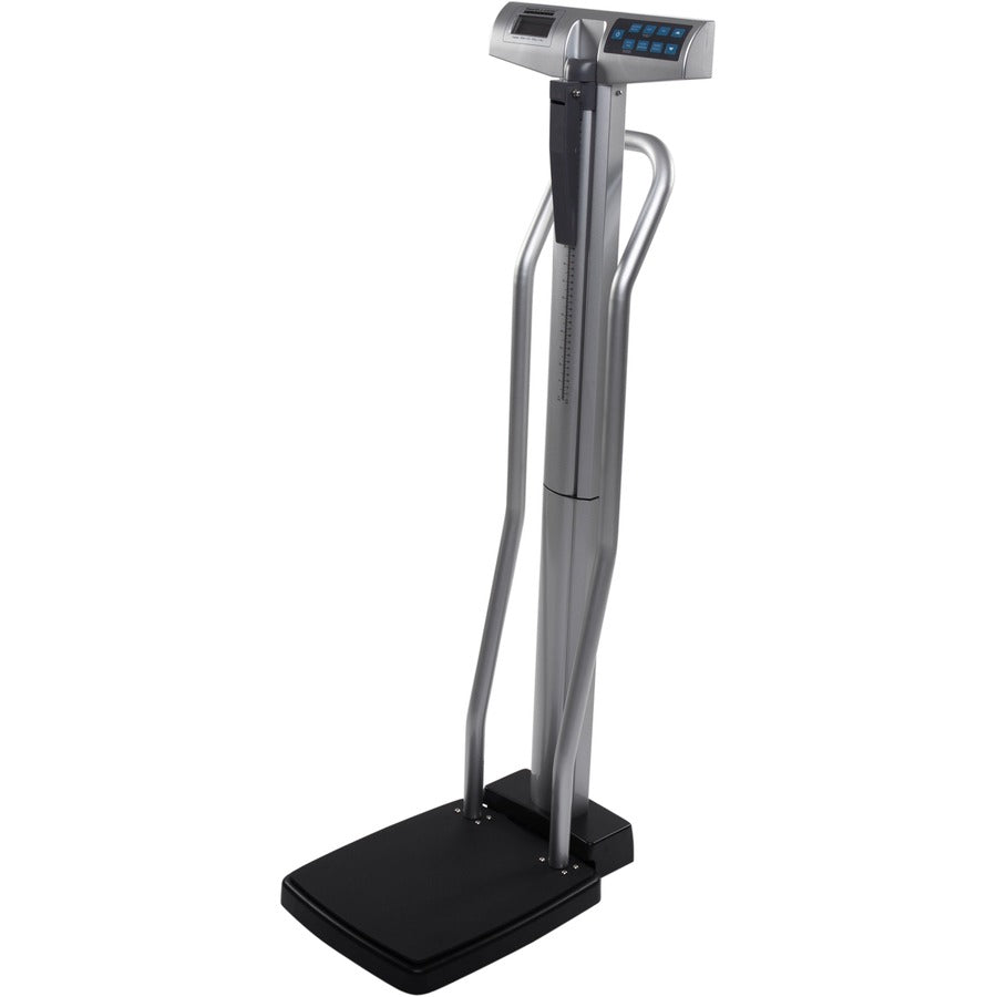 Health o Meter Scale Handlebars - 14.1" Width x 21.1" Depth x 53.6" Height - 1 Each - Gray