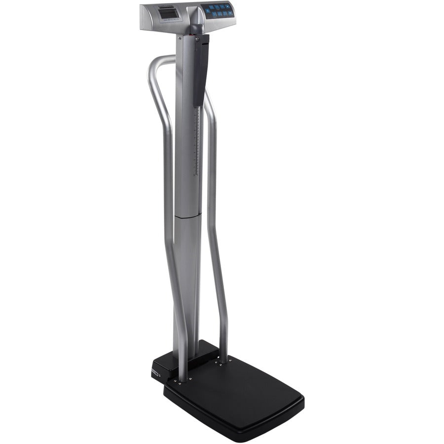 Health o Meter Scale Handlebars - 14.1" Width x 21.1" Depth x 53.6" Height - 1 Each - Gray